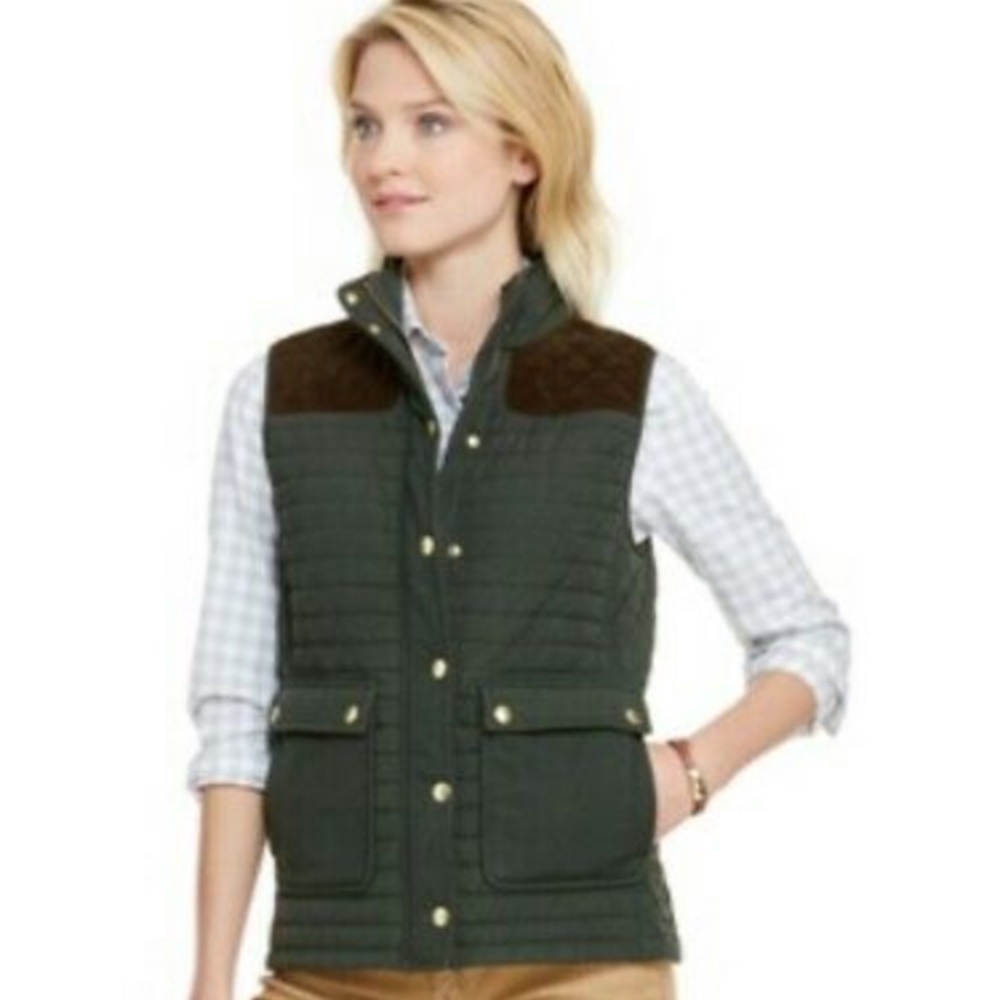 Vineyard vines quilted hunting vest